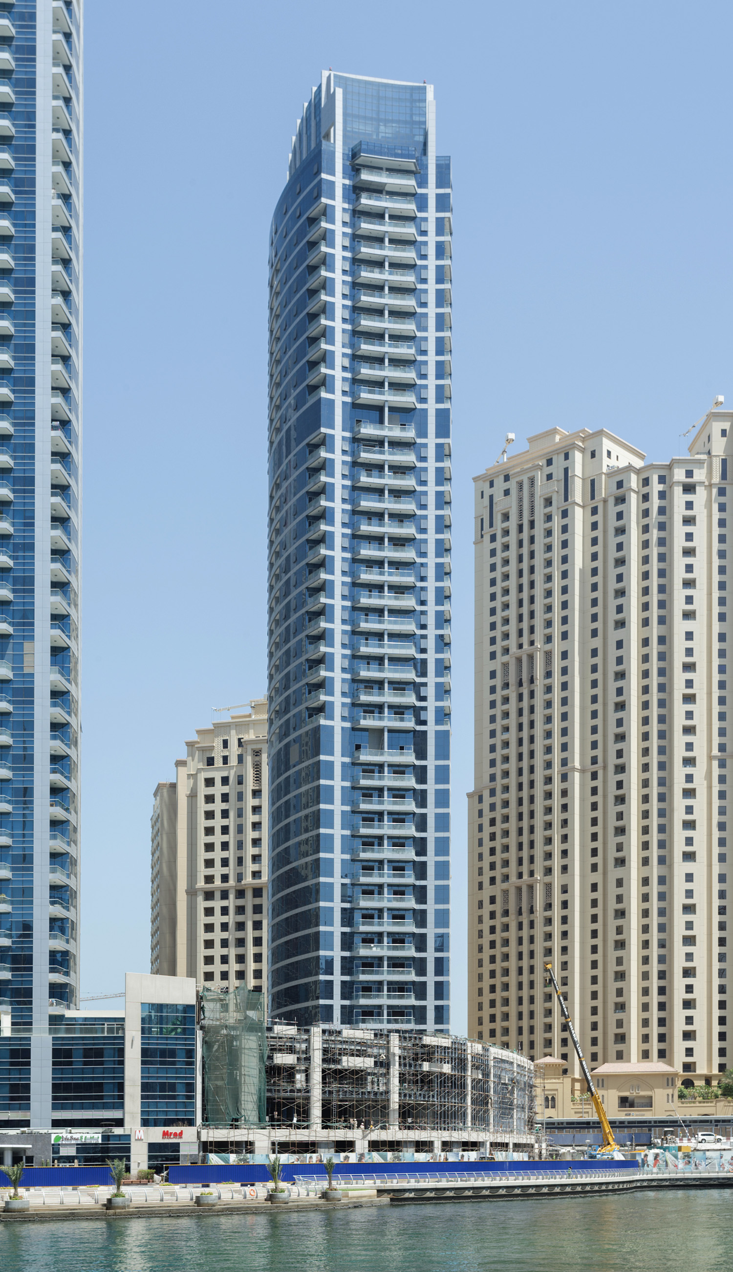 Bay Central Tower 3, Dubai - View across the Marina. © Mathias Beinling
